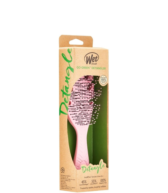 The Wet Brush Go Green Detangler Pink