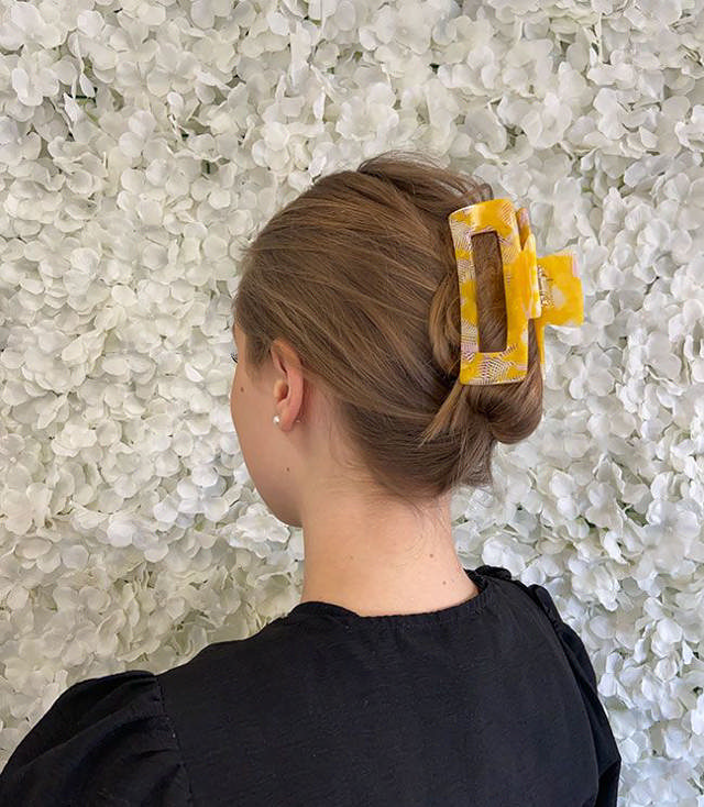 JA-NI Hair Accessories - Hair Clamps Clara, The Orange