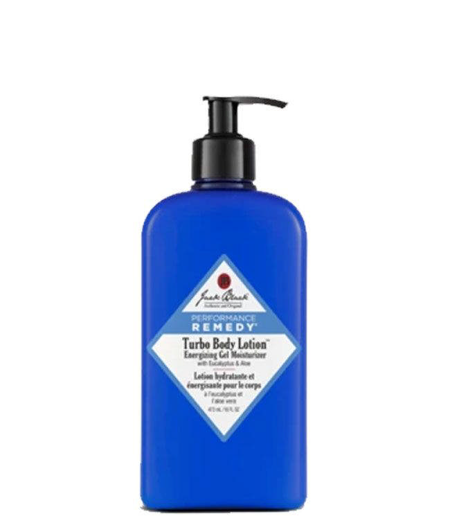 Jack Black Turbo Body Lotion Energizing Gel Moisturizer with Eucalyptus & Aloe, 473 ml.