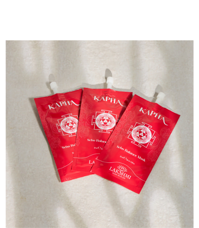 Lakshmi Sebum-balancing Mask (in sachets), 10 x 20 ml.