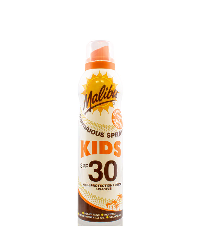 Malibu Kids Continuous Spray SPF30, 175 ml. 
