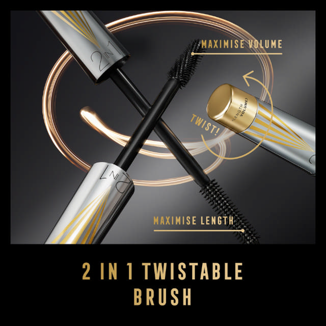 Max Factor Masterpiece 2In1 001 Black, 12 ml.