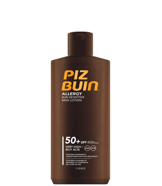 Piz Buin Sun Sensitive Skin Lotion SPF50+, 200 ml.