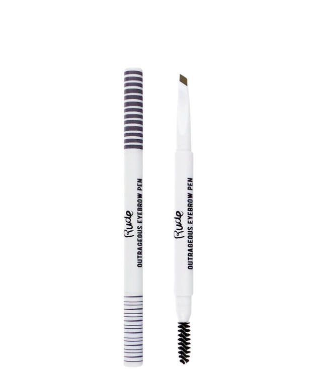 Rude Cosmetics Outrageous Eyebrow Pen - Natural Brown