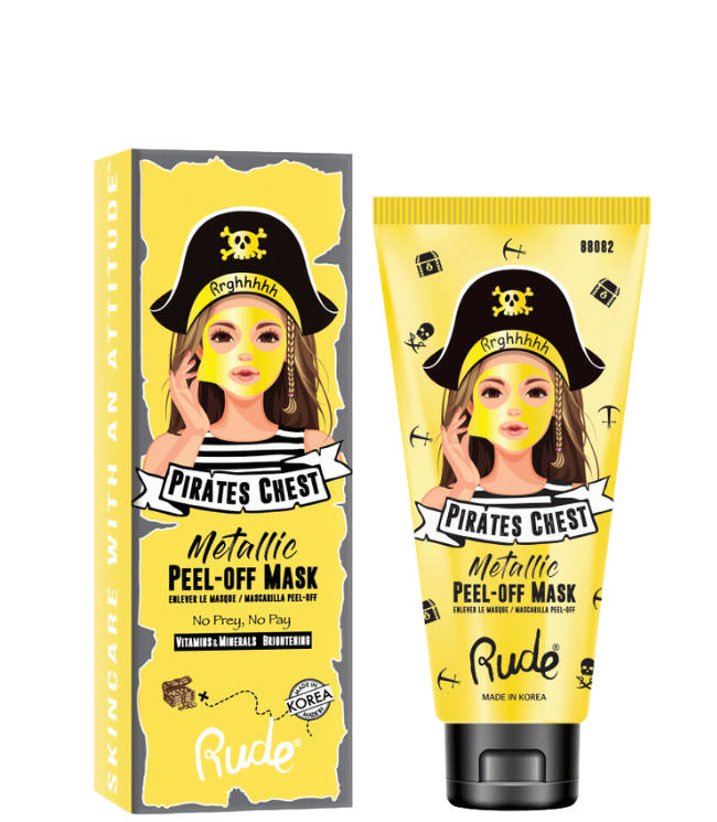 Rude Cosmetics Pirates Chest Peel Off Mask - Brightening. 60 ml.