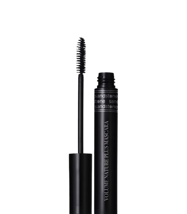 Sandstone Mascara Volume Nature Plus Vegan Sort, 9 ml.