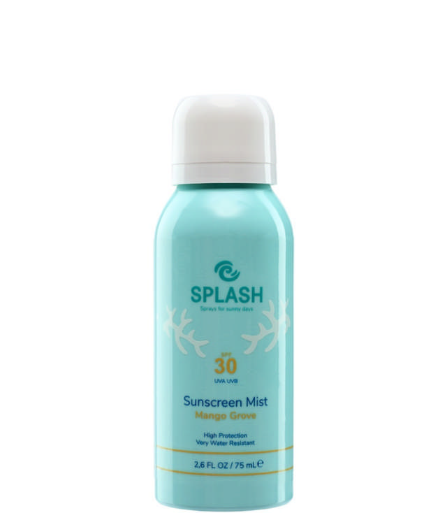 SPLASH Mango Grove Sunscreen Mist SPF 30 - Travel Size, 75 ml.