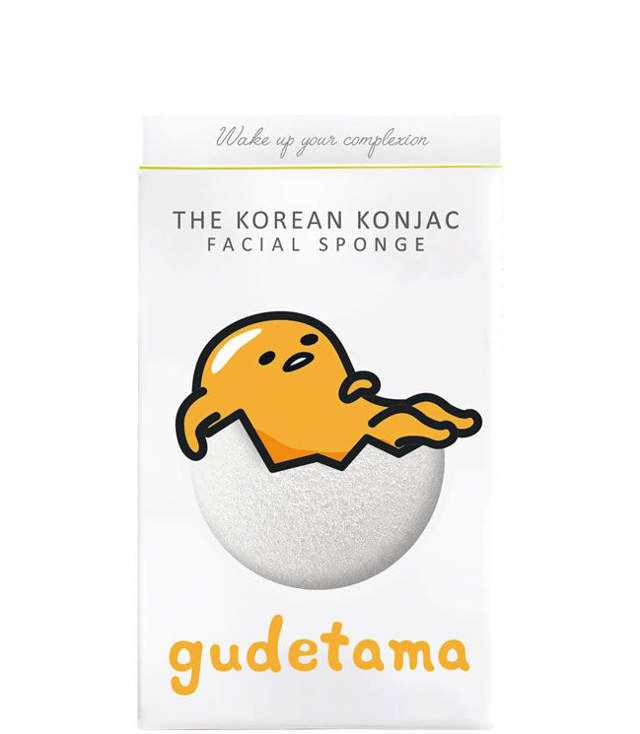 The Konjac Sponge Gudetama Box and Hook White