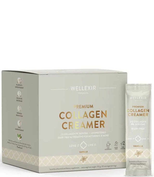 Wellexir Collagen Creamer Vanilla, 30 stk.